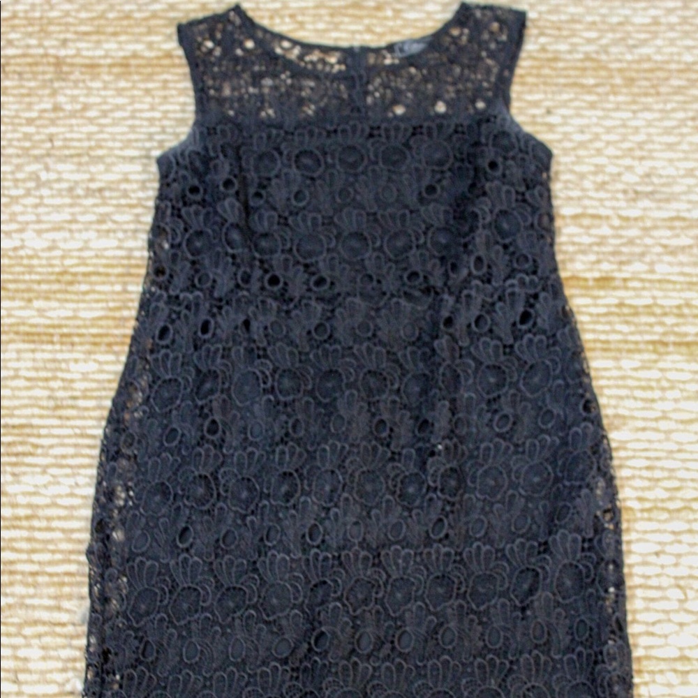 Black lace dress